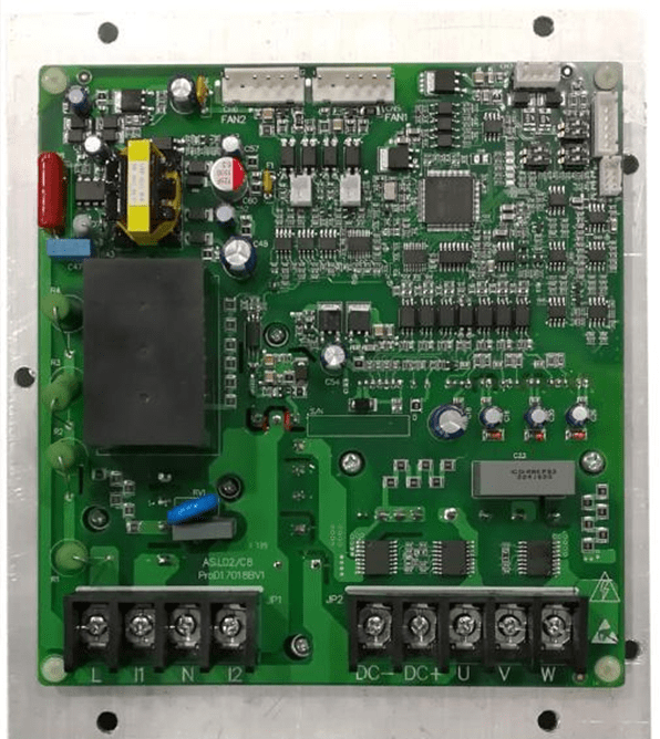 driver board for heat pump compressor